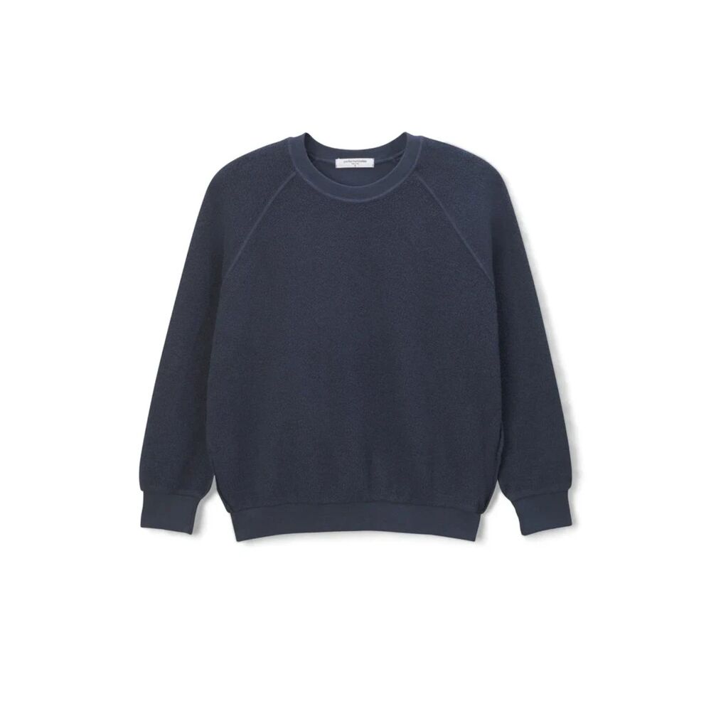 Perfect White Tee Ziggy Sweatshirt Navy Women’s Size Small | New